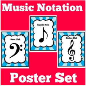 music-notation-posters